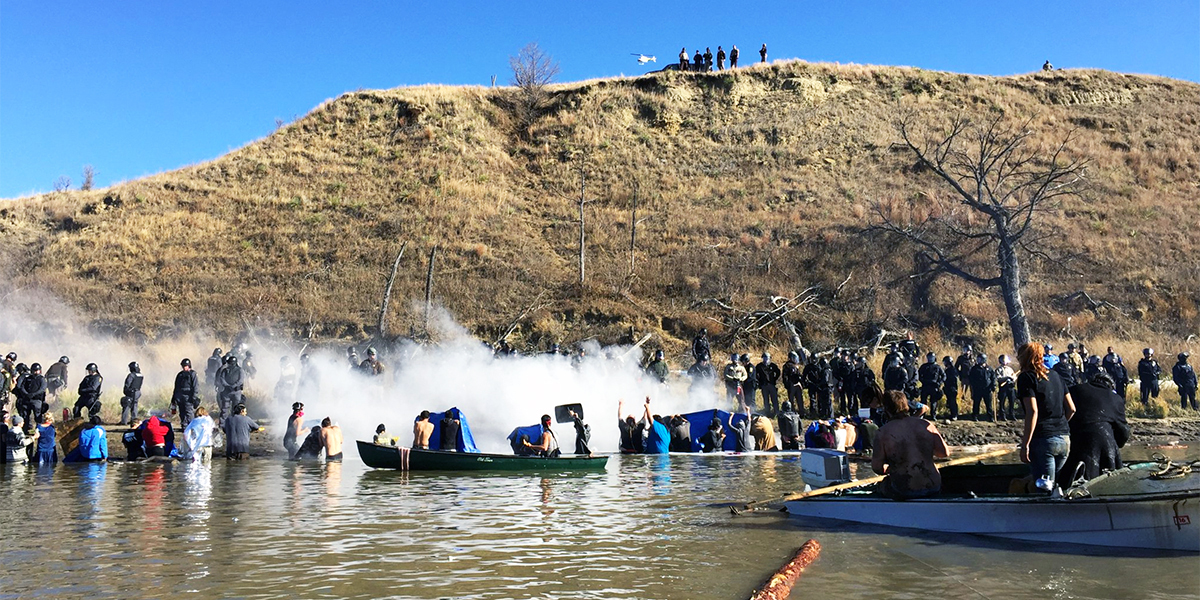 Dakota Access Pipeline Protesters Pepper Sprayed in Latest Standoff