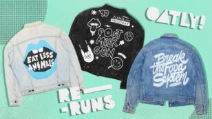 Oatly Protests Fast Fashion With Upcycled Merch