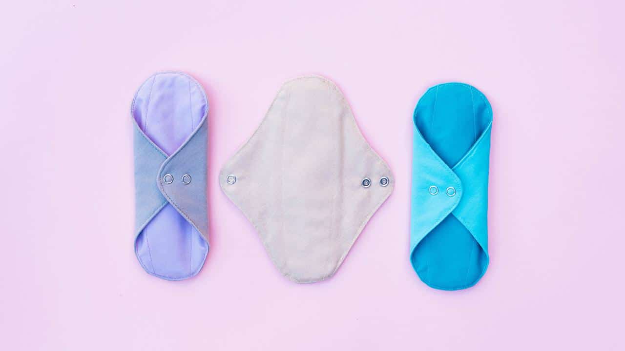 Eco female pads for menstruation