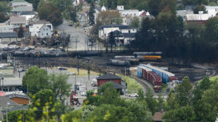 ‘You Can Smell Crude in the Air’: Oil Leaks From Train Derailment in Canada