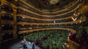 Barcelona Opera House Reopens With Concert for 2,292 Plants