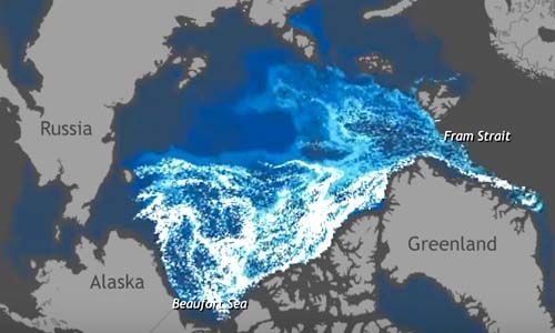 Watch 25 Years of Arctic Sea Ice Melt in One Minute