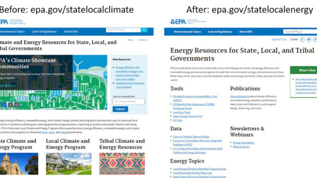 New EPA Climate Change Website Doesn’t Mention ‘Climate Change’