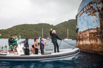 Watch Richard Branson Sink This WWII Ship and Giant Steel Octopus