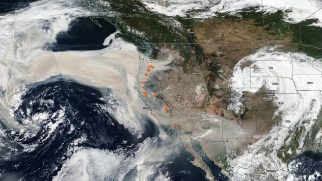 Smoke From West Coast Wildfires Reaches East Coast, Europe