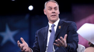 Ryan Zinke Claims One Third of Interior Workforce ‘Not Loyal’ to Him, Trump and Flag