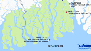 Another Coal Barge Sinks in the Sundarbans World Heritage Site