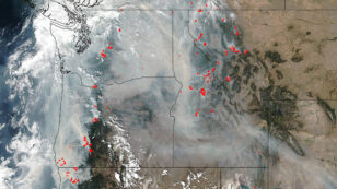 Severe Wildfires Spread in Western States During Unprecedented Drought