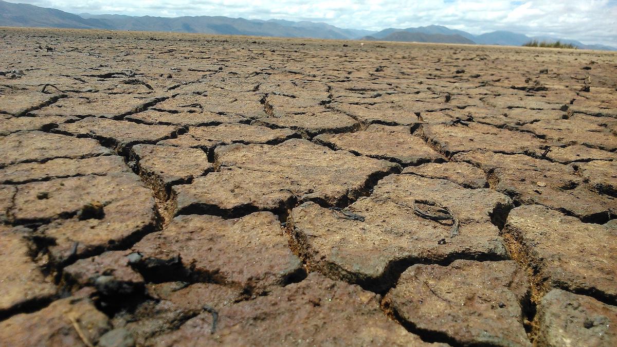 Bolivia's Lake Poopó has dried up.