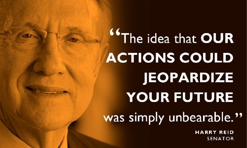 U.S. Sen. Harry Reid’s Letter to the Future: ‘You Deserve a Chance’
