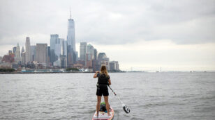 Her Stand-Up Paddleboard Is a Platform for Campaigning Against Plastic Pollution