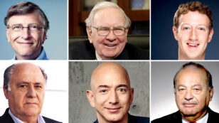 These 6 Men Have as Much Wealth as Half the World’s Population