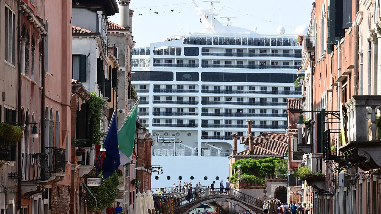 cruise ship in Venice, Italy