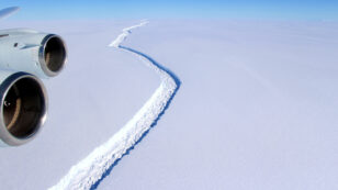 Stunning Photos Show Huge Crack in Antarctic Ice Shelf