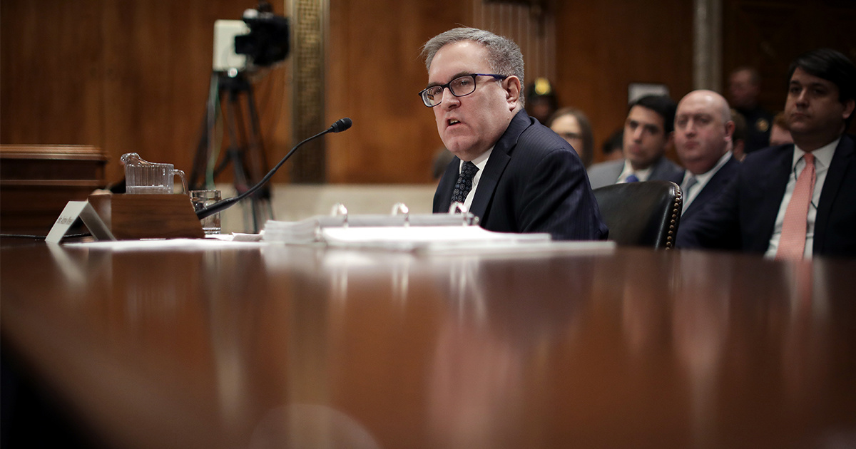 Acting EPA Head Wheeler Downplays Climate Crisis at Confirmation Hearing