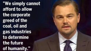 Leonardo DiCaprio: ‘Enough Is Enough’ Corporate Greed Must Stop