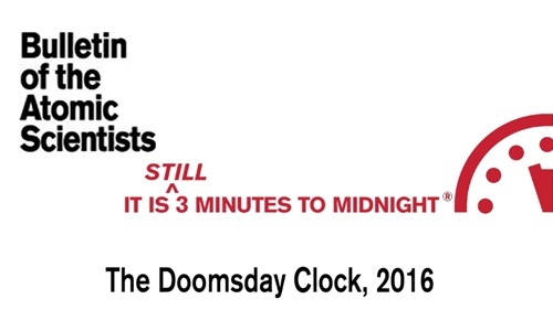 Doomsday Clock Stays at Three Minutes to Midnight: At the ‘Brink’ of Man-Made Apocalypse