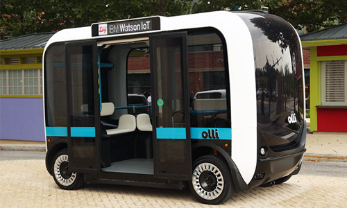 First Self-Driving, 3D-Printed Smart Bus Hits the Streets of Washington, DC
