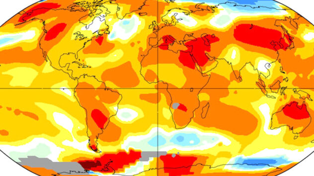 July Ties for Hottest Month on Record