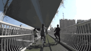 World’s Longest Aerial Bike Path Inspired by Middle School Students