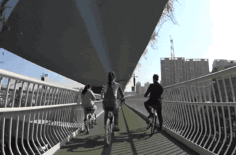 World’s Longest Aerial Bike Path Inspired by Middle School Students
