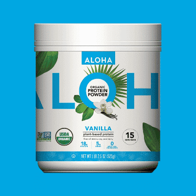 ALOHA Organic Vanilla Protein Powder Vegan