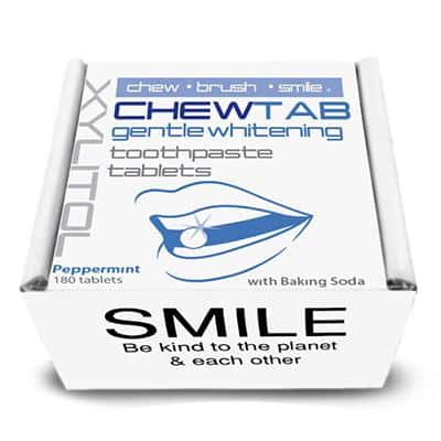 Weldental Chewtab toothpaste tablets gentle whitening