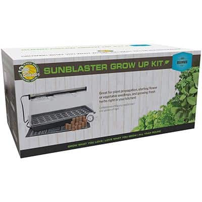 SunBlaster Home Seedling Propagation Kit Light for Veggies, Flowers and Tabletop Herbs