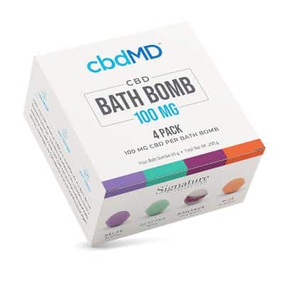 cbdMD Bath Bombs 4 Pack