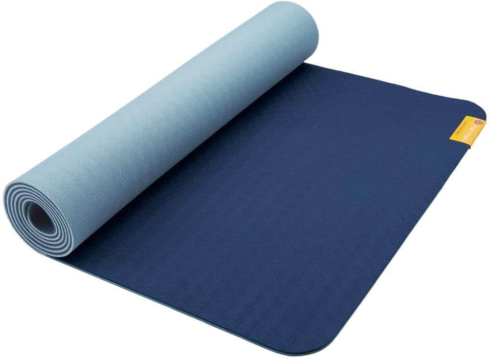Hugger Mugger two-tone blue yoga mat