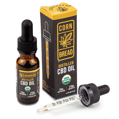 Cornbread Hemp Distilled CBD Oil 25 mg