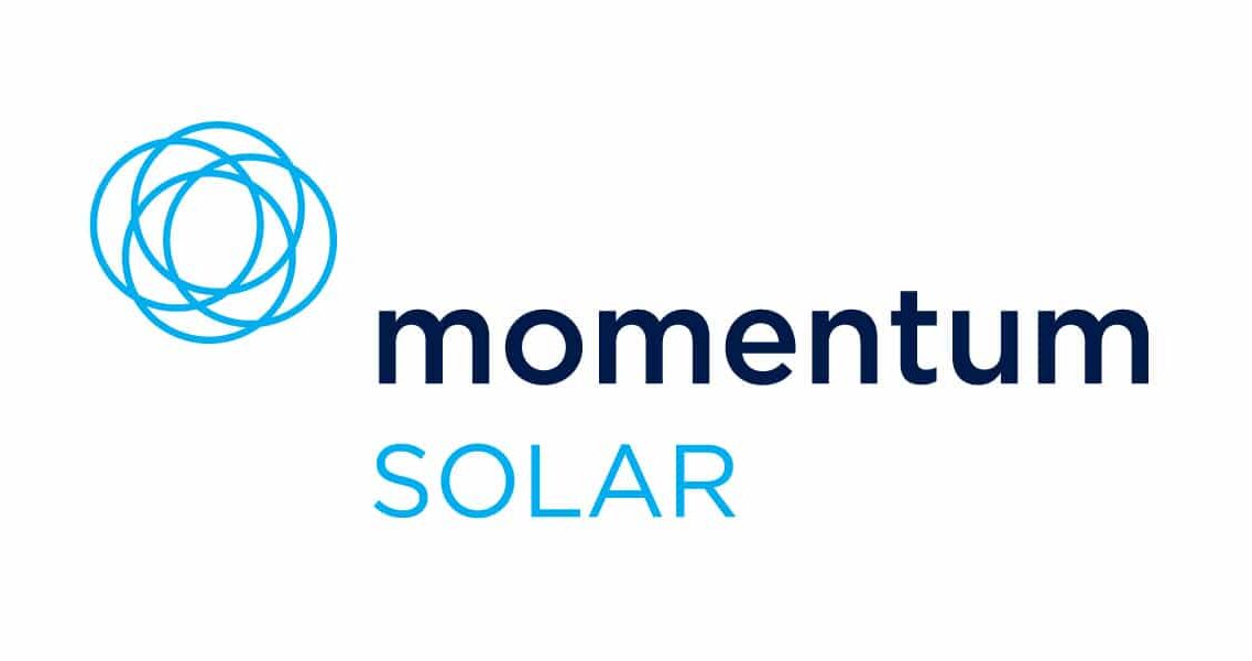 Logo for Momentum Solar