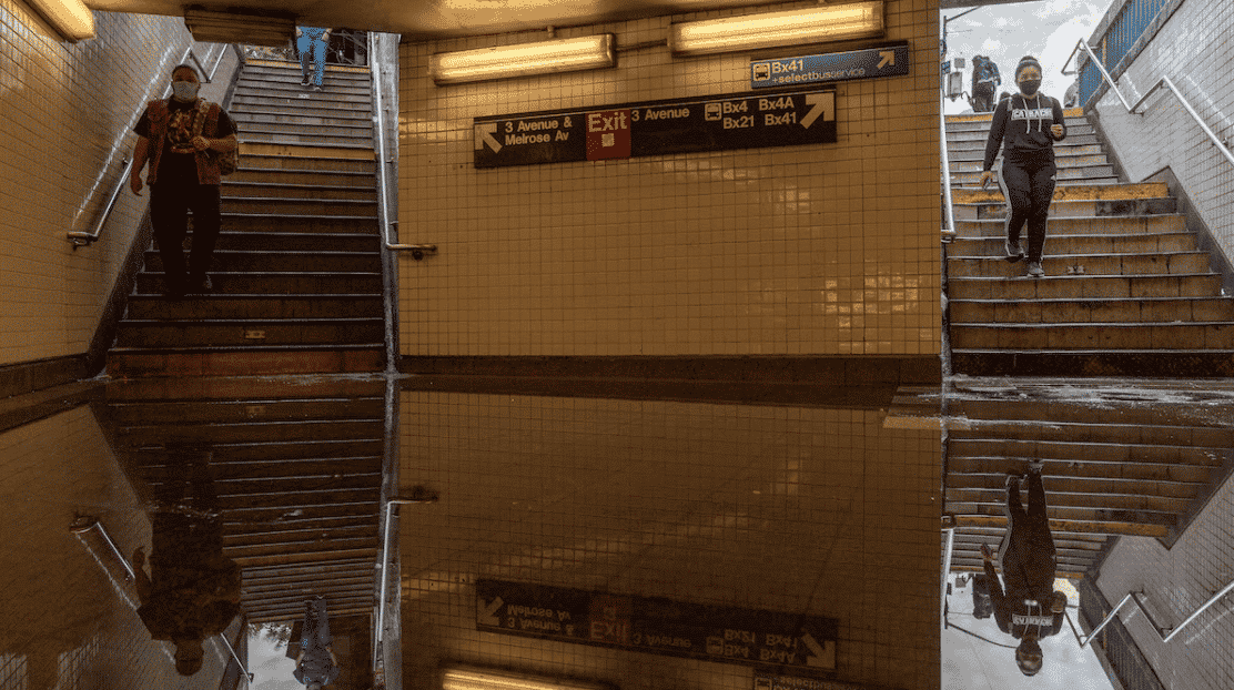 subway in nyc flooded