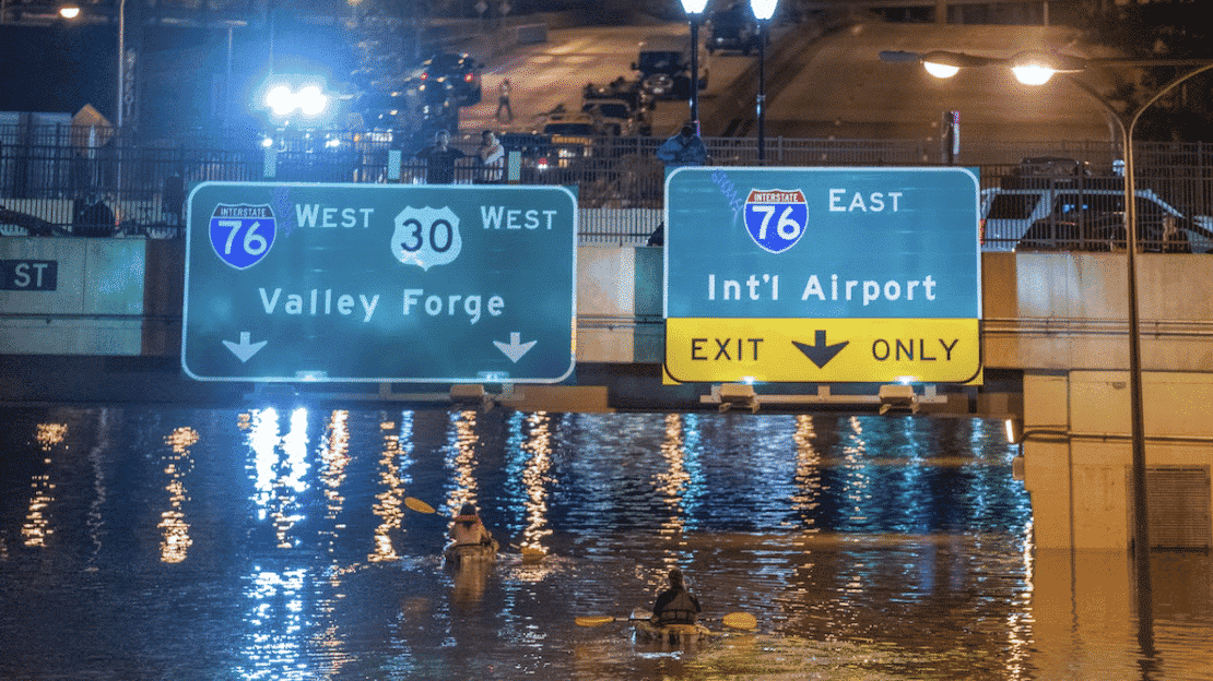 flood on highway