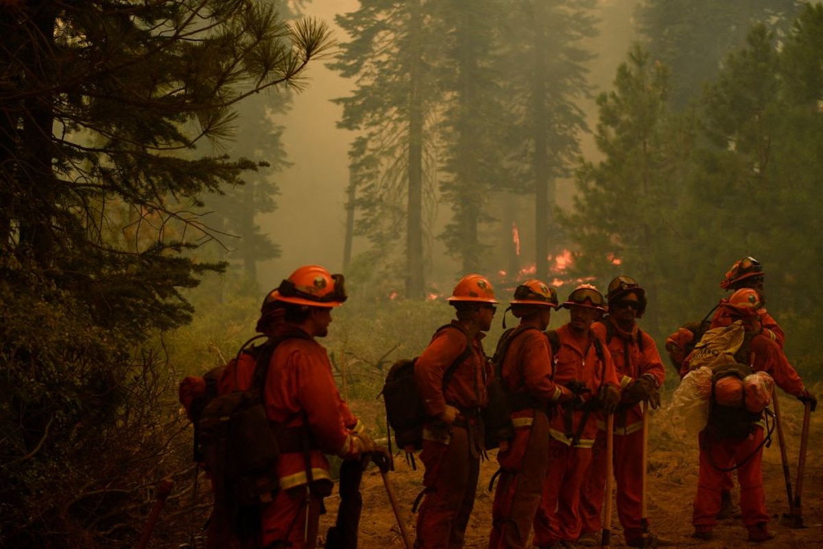 Inmate firefighters in California