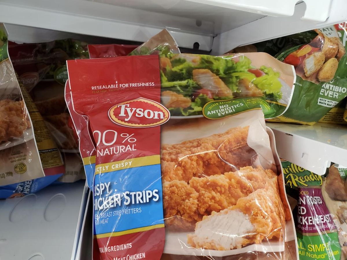 Tyson meat products in a supermarket