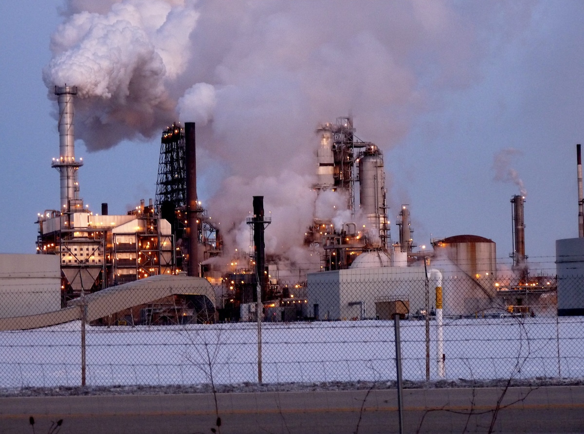 An ExxonMobil refinery