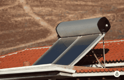 solar panel unit on a roof