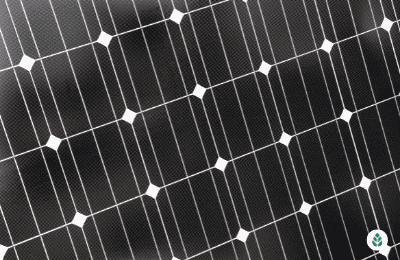 close-up shot of dark solar panel details