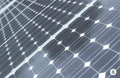 close-up of dark solar panel details