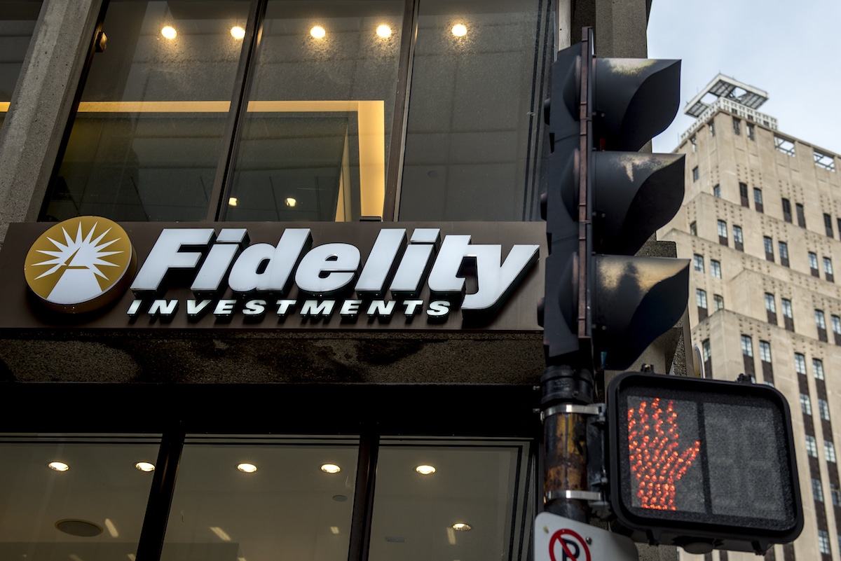A Fidelity Investments branch in Boston's Financial District