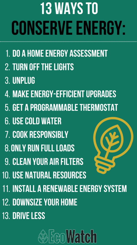 Energy conservation methods