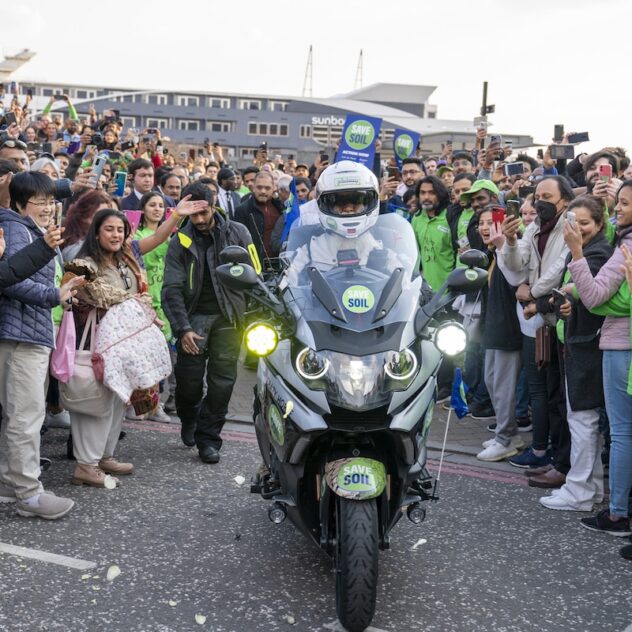 Spiritual Leader Sadhguru Takes 100-Day Motorcycle Journey to Save Soil