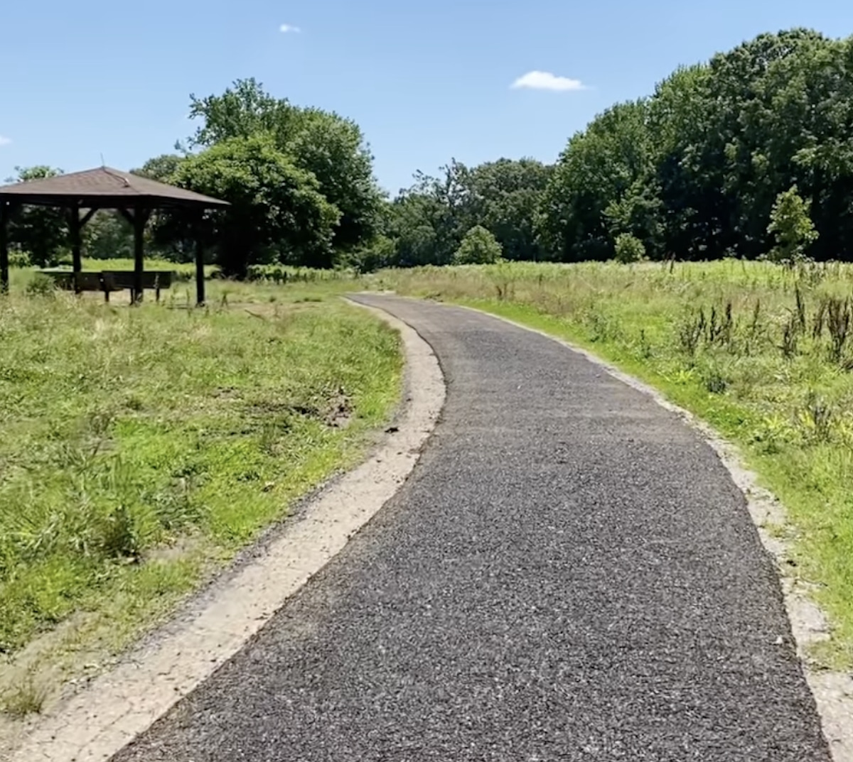 A new trail at T.O. Fuller State Park in Memphis, Tennessee is made from tires illegally dumped around the park.