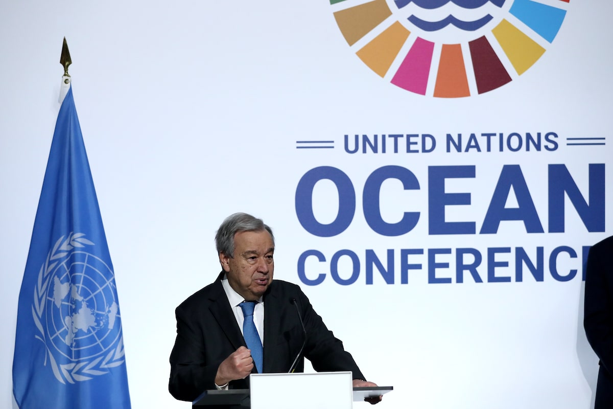 UN Chief Declares ‘Ocean Emergency’ on First Day of Global Conference