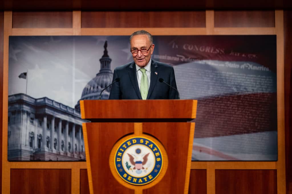 Senator Schumer Speaks On The CHIPS and Science Legislation And The Inflation Reduction Act Of 2022