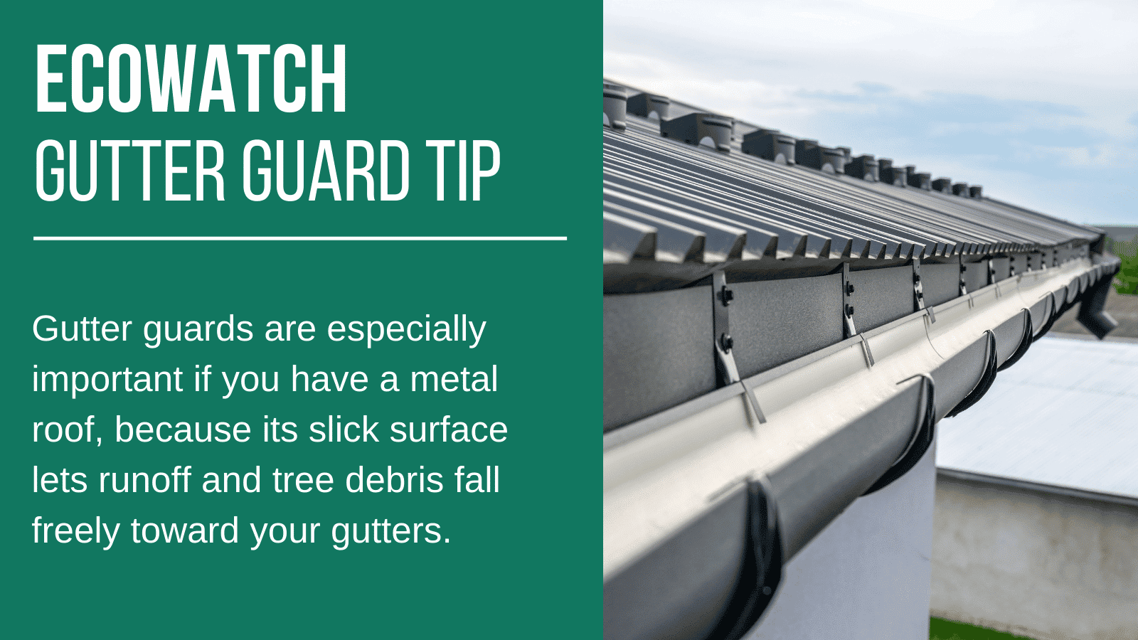 Gutter Guard for Metal Roof Tips, why gutter guards are important 