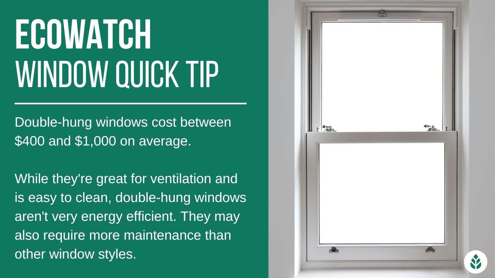 double-hung window cost tip