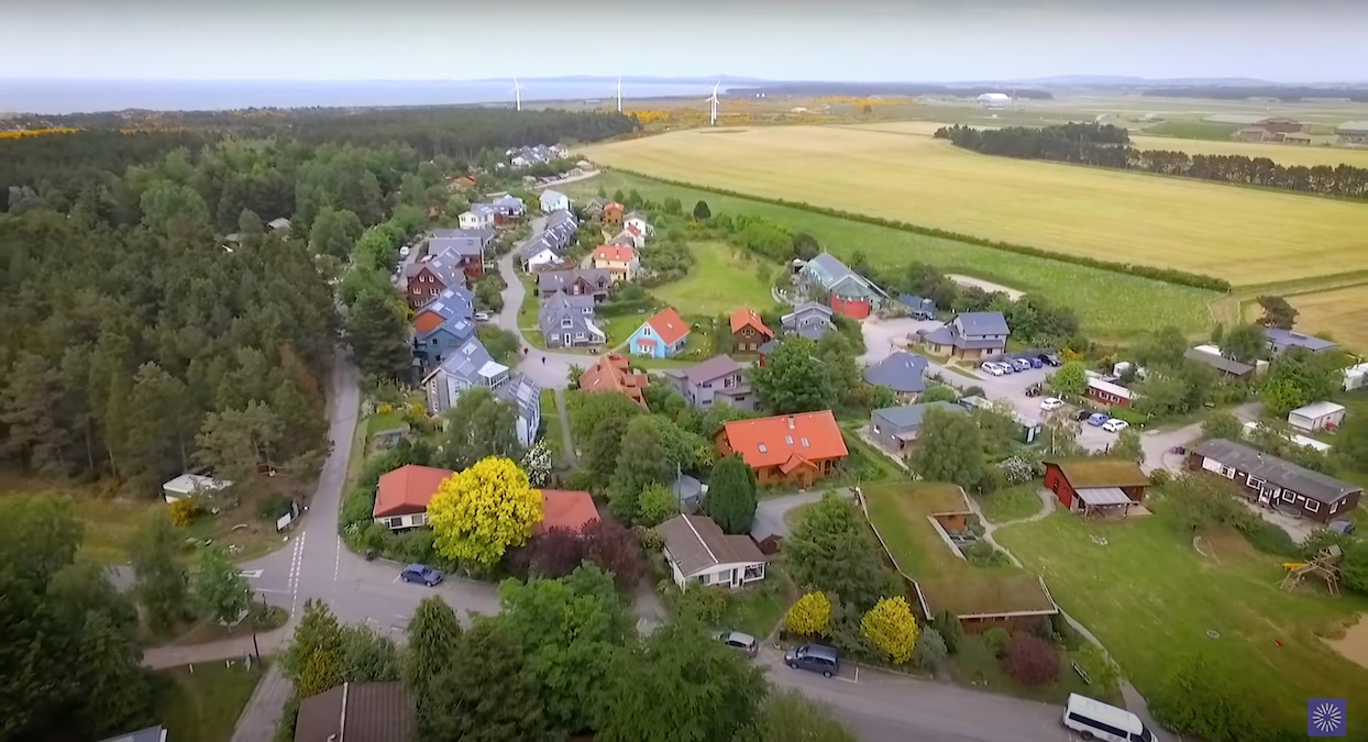 The Findhorm EcoVillage in Scotland