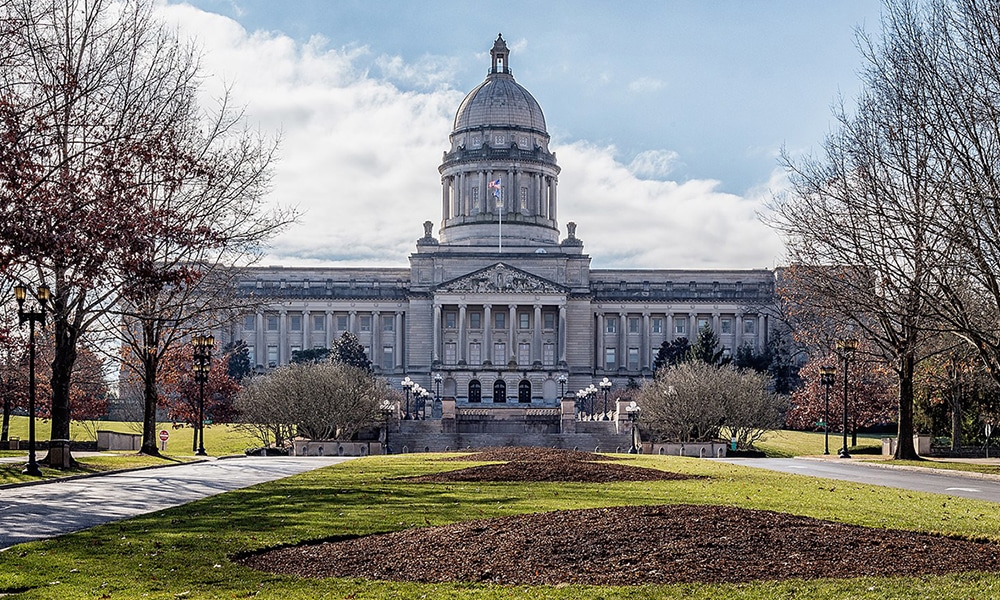 Kentucky State Capitol Building in Frankfort